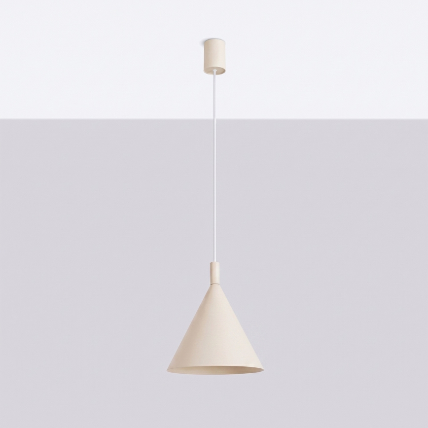 Luster na sajli NOX 1xE27/15W/230V, krem boja