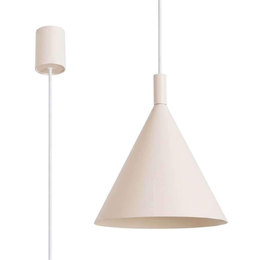 Luster na sajli NOX 1xE27/15W/230V, krem boja