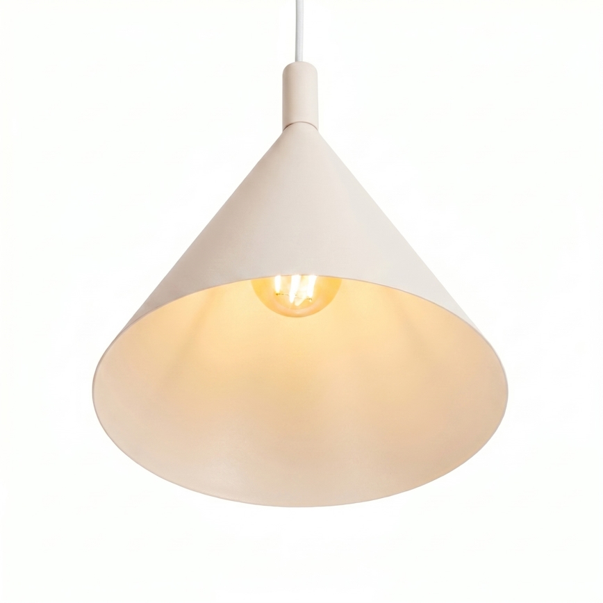 Luster na sajli NOX 1xE27/15W/230V, krem boja