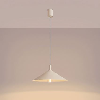 Luster na sajli NOX 1xE27/15W/230V krem
