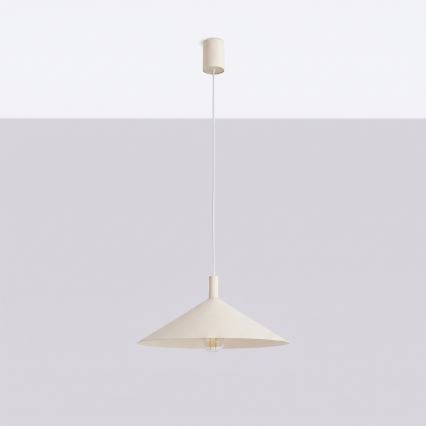 Luster na sajli NOX 1xE27/15W/230V krem