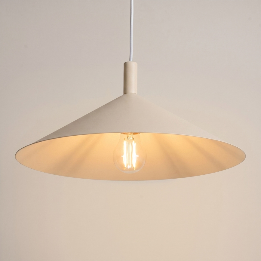 Luster na sajli NOX 1xE27/15W/230V krem