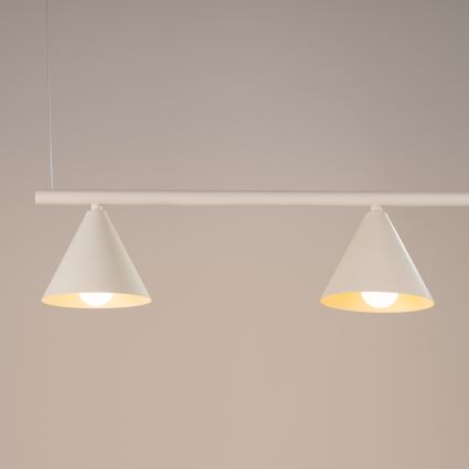 Luster na sajli NOX 4xE14/10W/230V krem boje