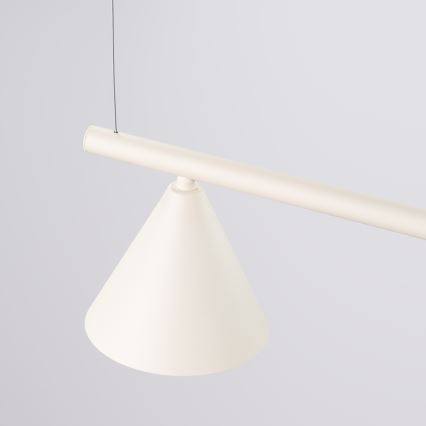 Luster na sajli NOX 4xE14/10W/230V krem boje