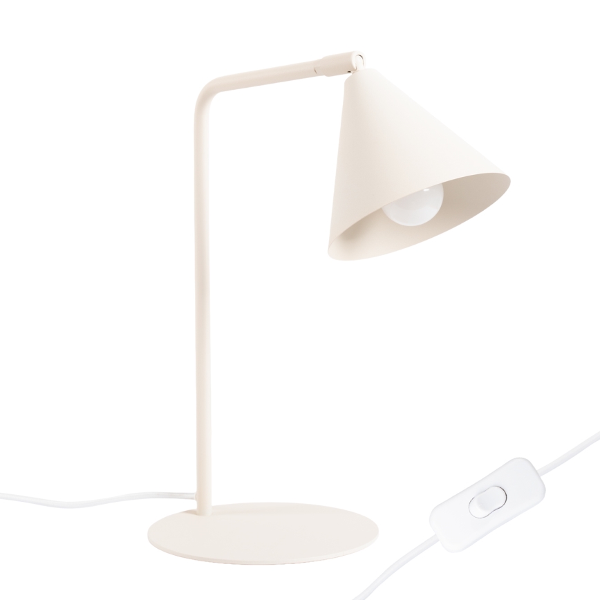 Stolna lampa NOX 1xE14/10W/230V kremasta