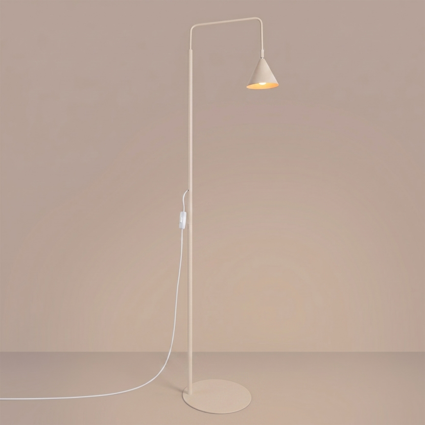 Podna lampa NOX 1xE14/10W/230V krem boje