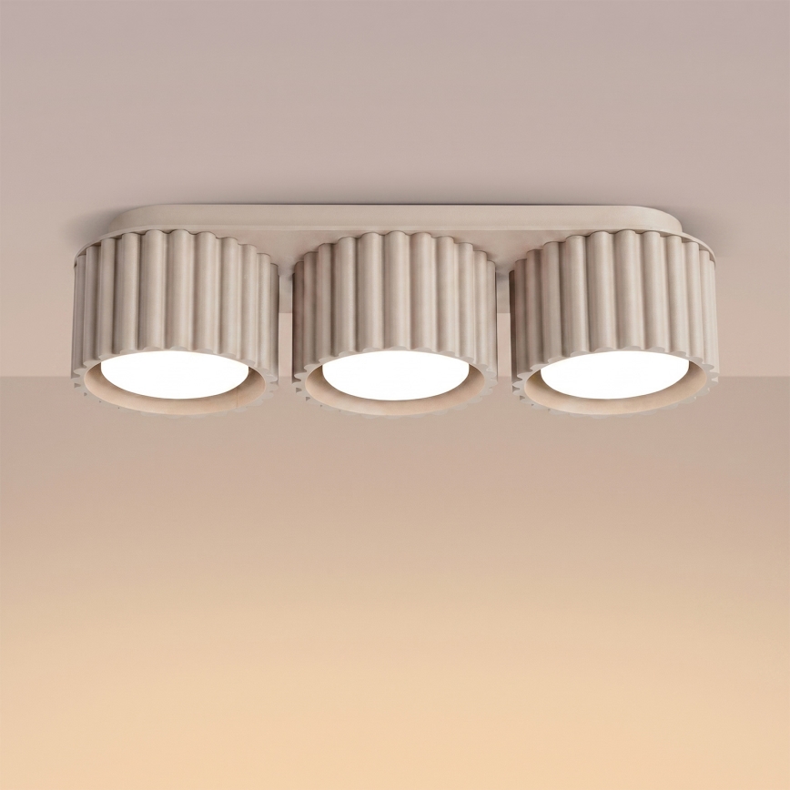 Bodno svjetlo AURA 3xGX53/10W/230V taupe