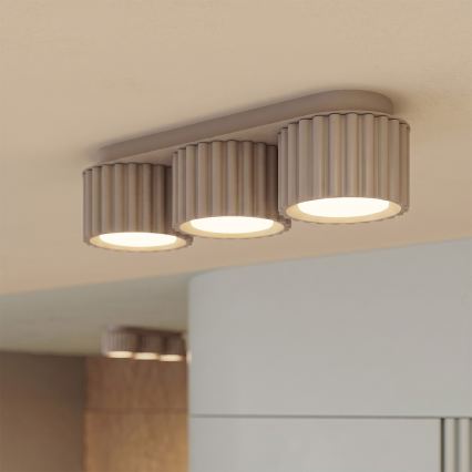 Bodno svjetlo AURA 3xGX53/10W/230V taupe