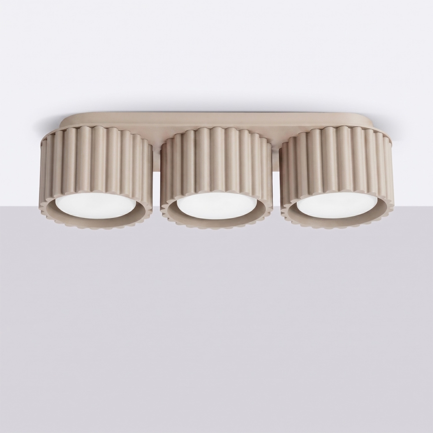 Bodno svjetlo AURA 3xGX53/10W/230V taupe
