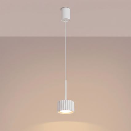 Viseći luster AURA na kabelu 1xGX53/10W/230V, bijela
