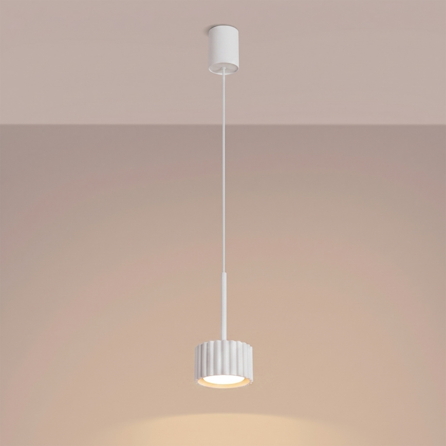 Viseći luster AURA na kabelu 1xGX53/10W/230V, bijela