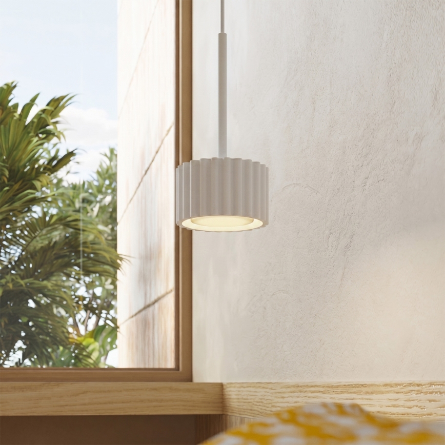 Viseći luster AURA na kabelu 1xGX53/10W/230V, bijela