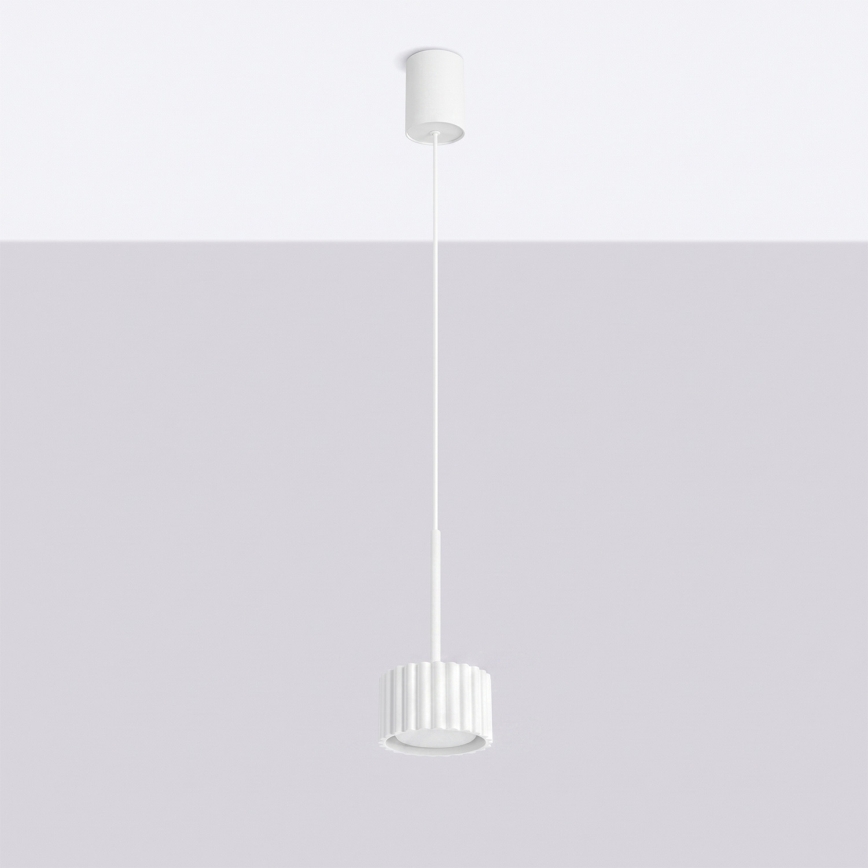 Viseći luster AURA na kabelu 1xGX53/10W/230V, bijela