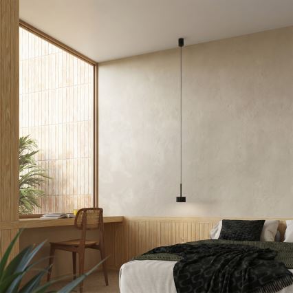 Luster na sajli AURA 1xGX53/10W/230V crna