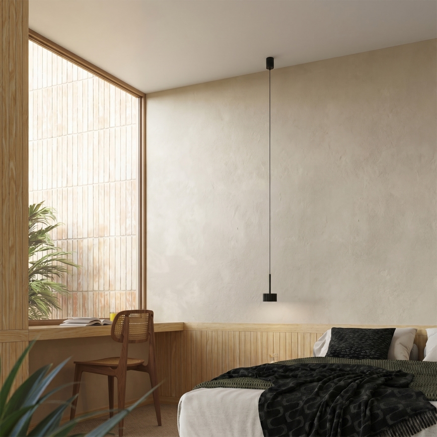Luster na sajli AURA 1xGX53/10W/230V crna