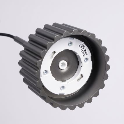 Luster na sajli AURA 1xGX53/10W/230V crna