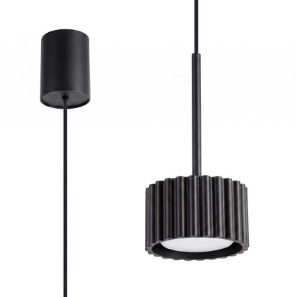 Luster na sajli AURA 1xGX53/10W/230V crna