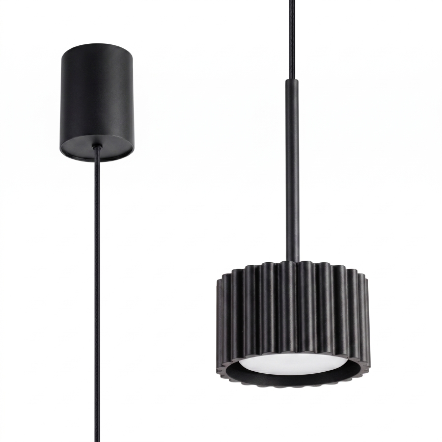 Luster na sajli AURA 1xGX53/10W/230V crna