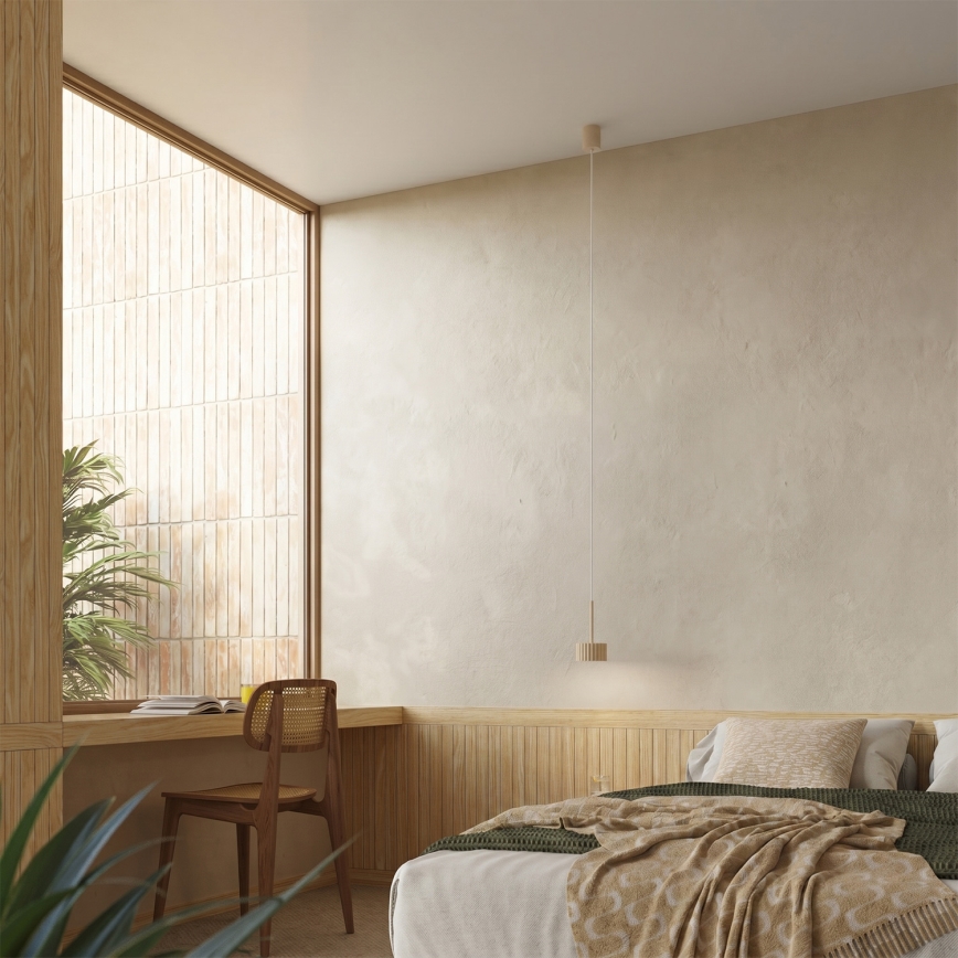 Luster na sajli AURA 1xGX53/10W/230V krem boje