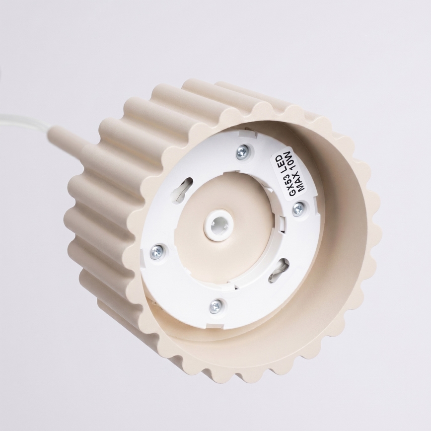 Luster na sajli AURA 1xGX53/10W/230V krem boje