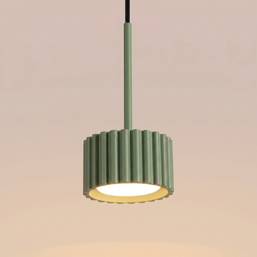 Viseći luster AURA na sajli 1xGX53/10W/230V, zelene boje