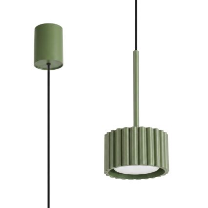 Viseći luster AURA na sajli 1xGX53/10W/230V, zelene boje