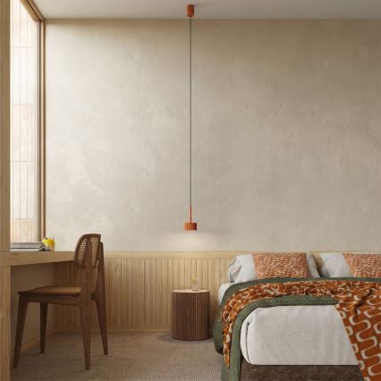 Luster na kabelu AURA 1xGX53/10W/230V crvena