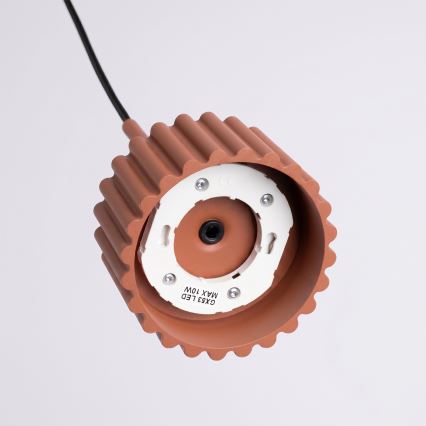 Luster na kabelu AURA 1xGX53/10W/230V crvena