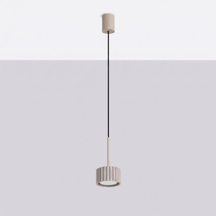 Luster na sajli AURA 1xGX53/10W/230V smeđe-siva