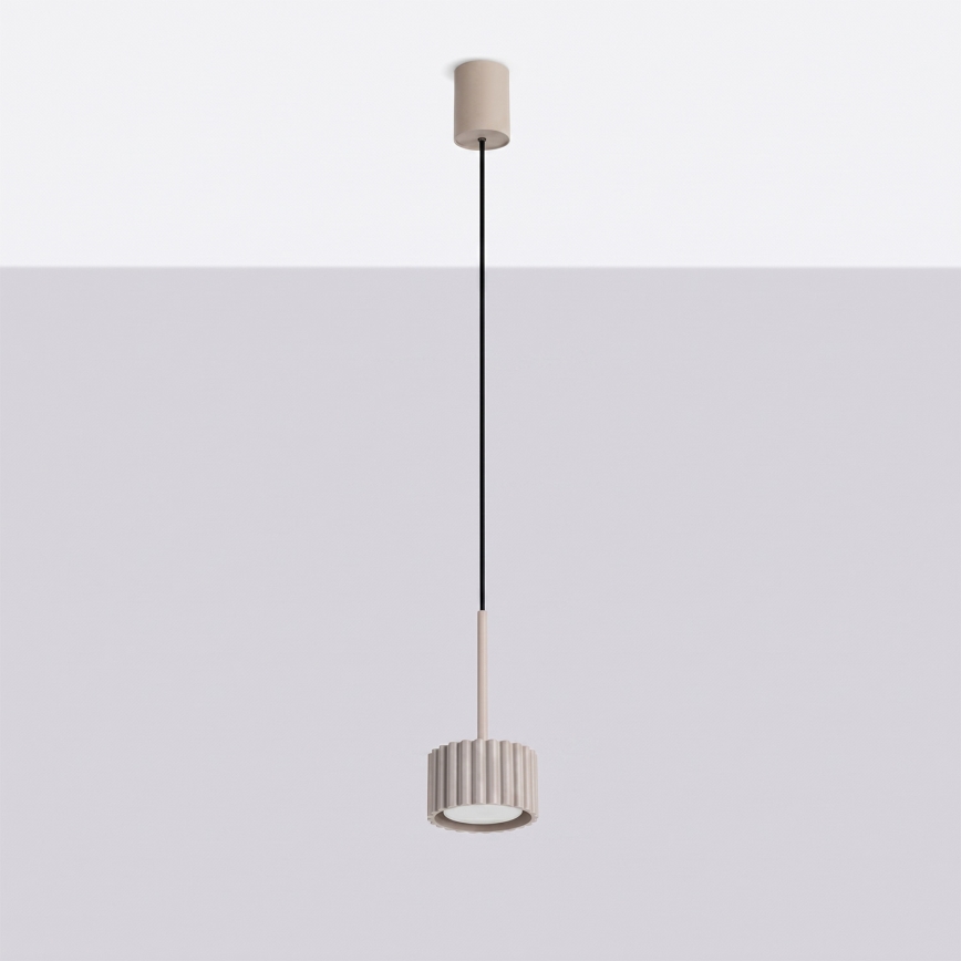 Luster na sajli AURA 1xGX53/10W/230V smeđe-siva
