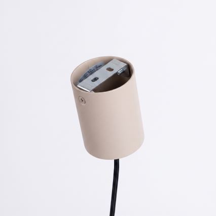 Luster na sajli AURA 1xGX53/10W/230V smeđe-siva