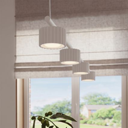 Luster na sajli AURA 4xGX53/10W/230V bijela
