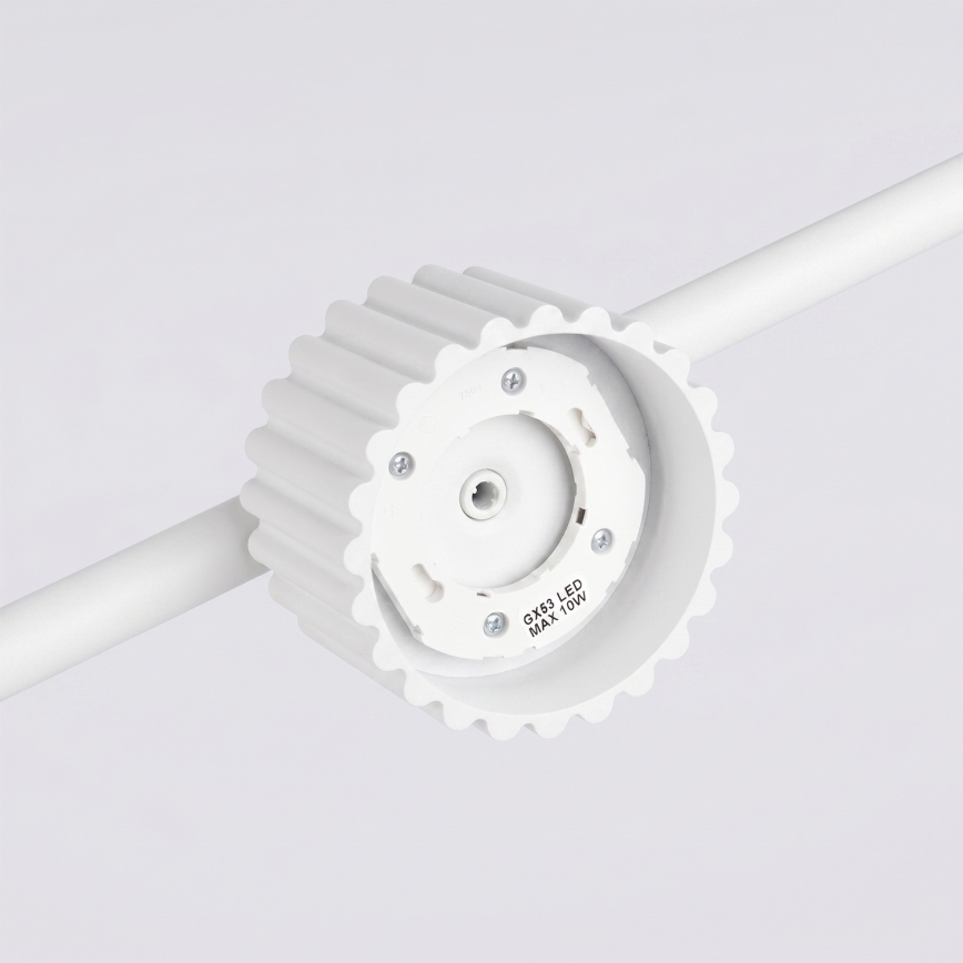 Luster na sajli AURA 4xGX53/10W/230V bijela
