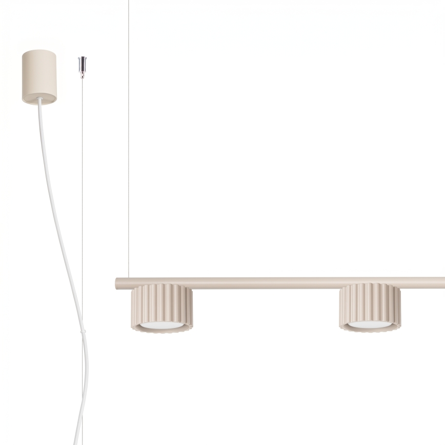 Luster na sajli AURA 4xGX53/10W/230V krem boje