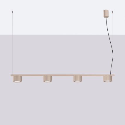 Viseći luster AURA na kablu 4xGX53/10W/230V taupe