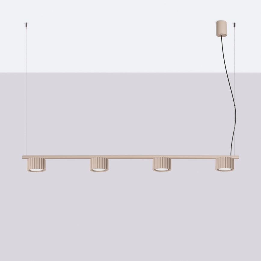 Viseći luster AURA na kablu 4xGX53/10W/230V taupe