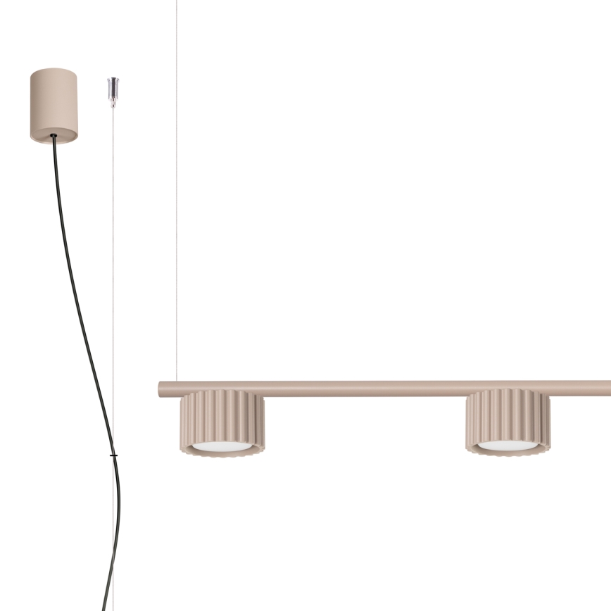 Viseći luster AURA na kablu 4xGX53/10W/230V taupe