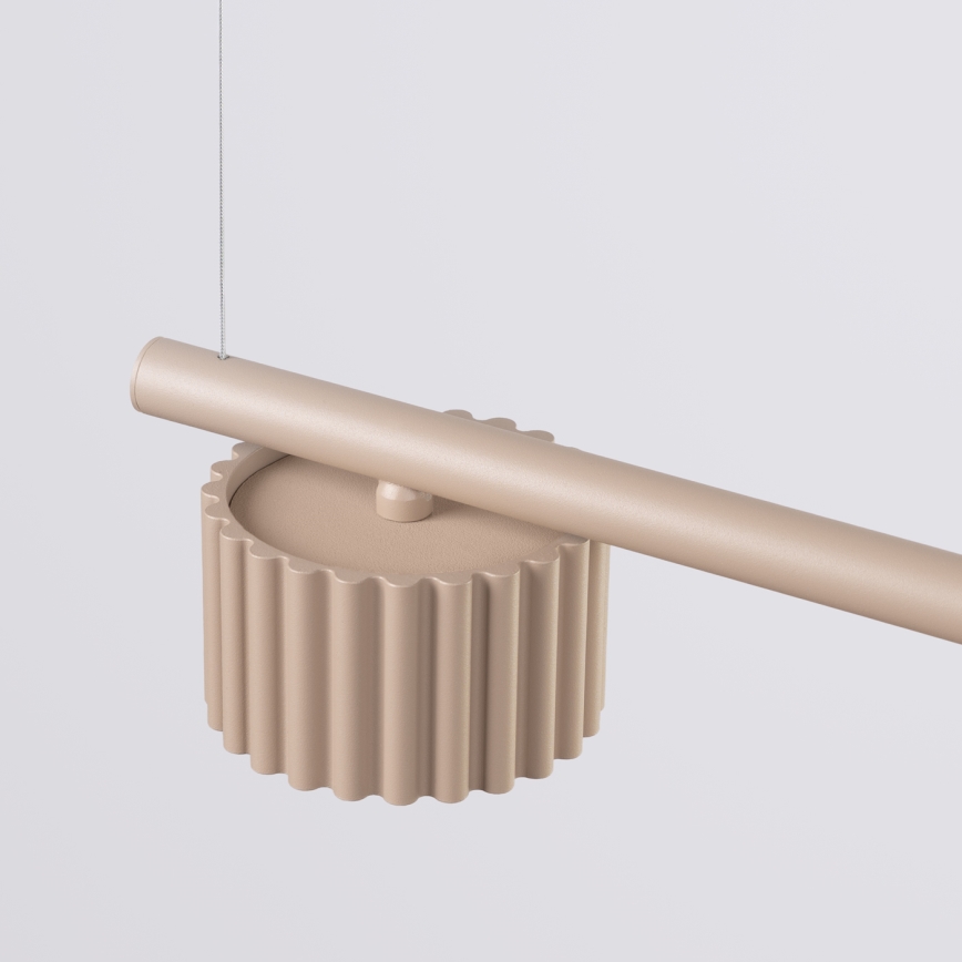Viseći luster AURA na kablu 4xGX53/10W/230V taupe