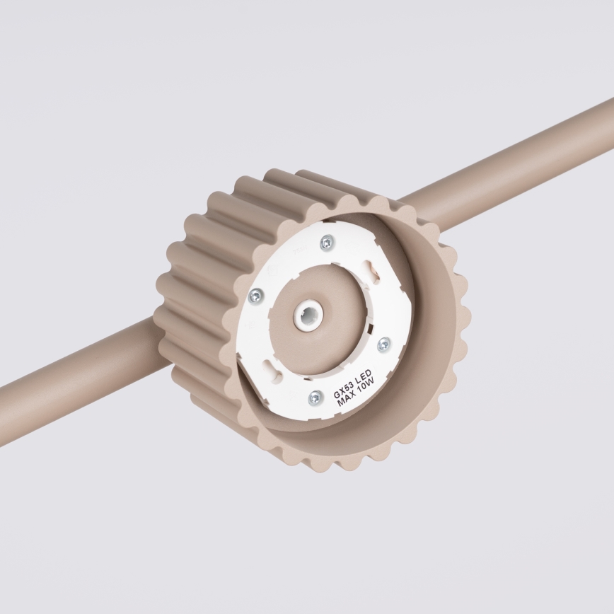 Viseći luster AURA na kablu 4xGX53/10W/230V taupe