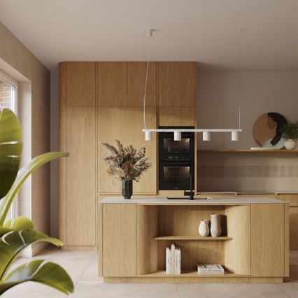 Luster na sajli KARBON 4xGU10/10W/230V bijeli