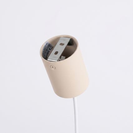 Luster na sajli KARBON 4xGU10/10W/230V krem boje