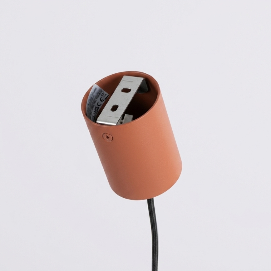 Luster na sajli KARBON 4xGU10/10W/230V narančaste boje