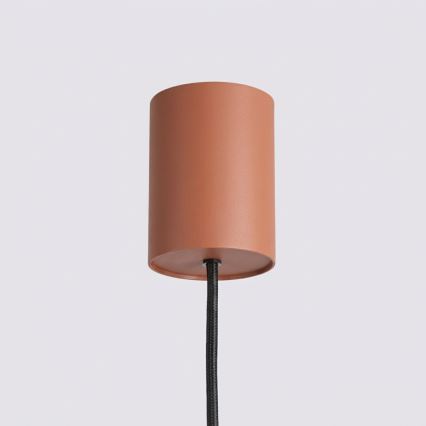 Luster na sajli KARBON 4xGU10/10W/230V narančaste boje