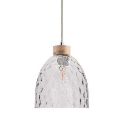 Luster na užetu ALESSANDRO 1xE27/60W/230V hrast