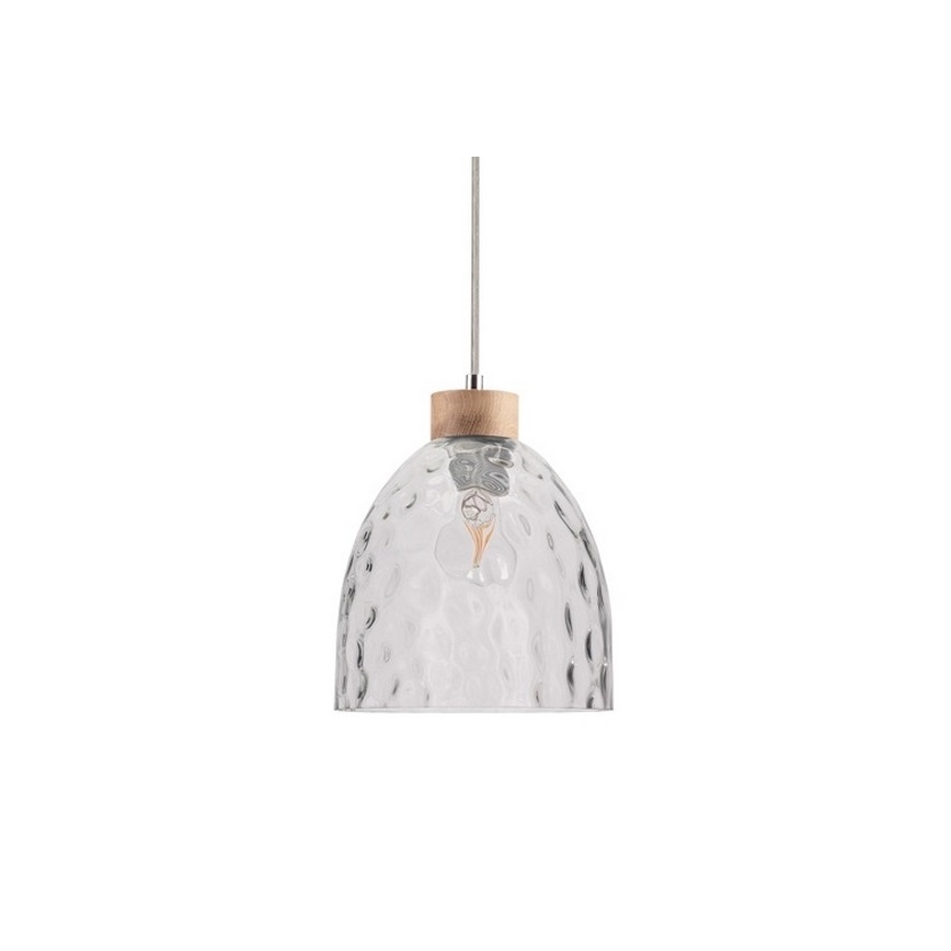 Luster na užetu ALESSANDRO 1xE27/60W/230V hrast