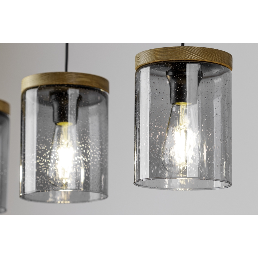 Luster na sajli MONSUN 1xE27/60W/230V bor