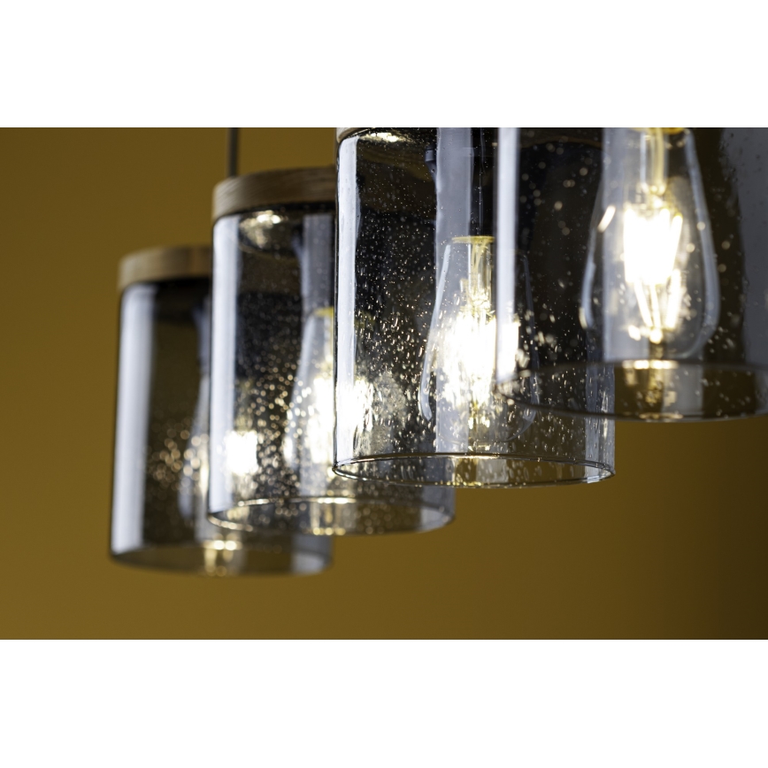 Luster na sajli MONSUN 1xE27/60W/230V bor