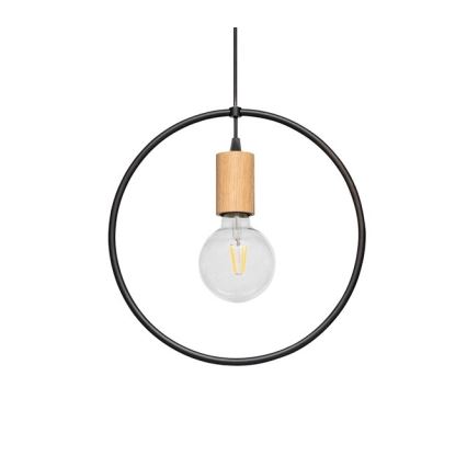 Luster na sajli CARSTEN 1xE27/60W/230V mat hrast
