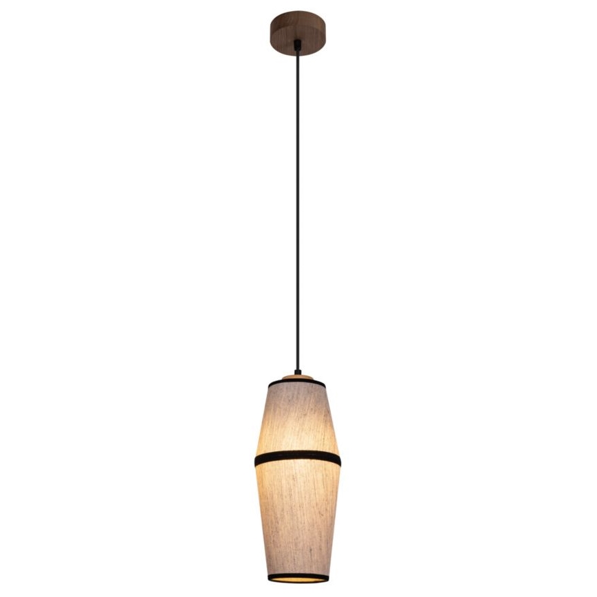 Luster na sajli AMIGO 1xE27/25W/230V hrast