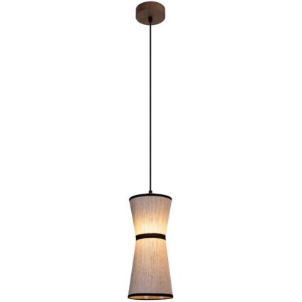 Luster na sajli AMIGO 1xE27/25W/230V hrast